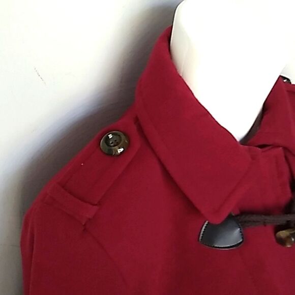 George Bergandy Button Detail Warm Coat. Sz XS/CH - Picture 6 of 13